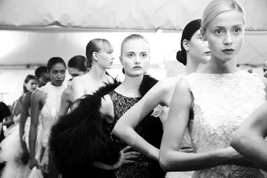 backstage model line (photo by Balin Balev)