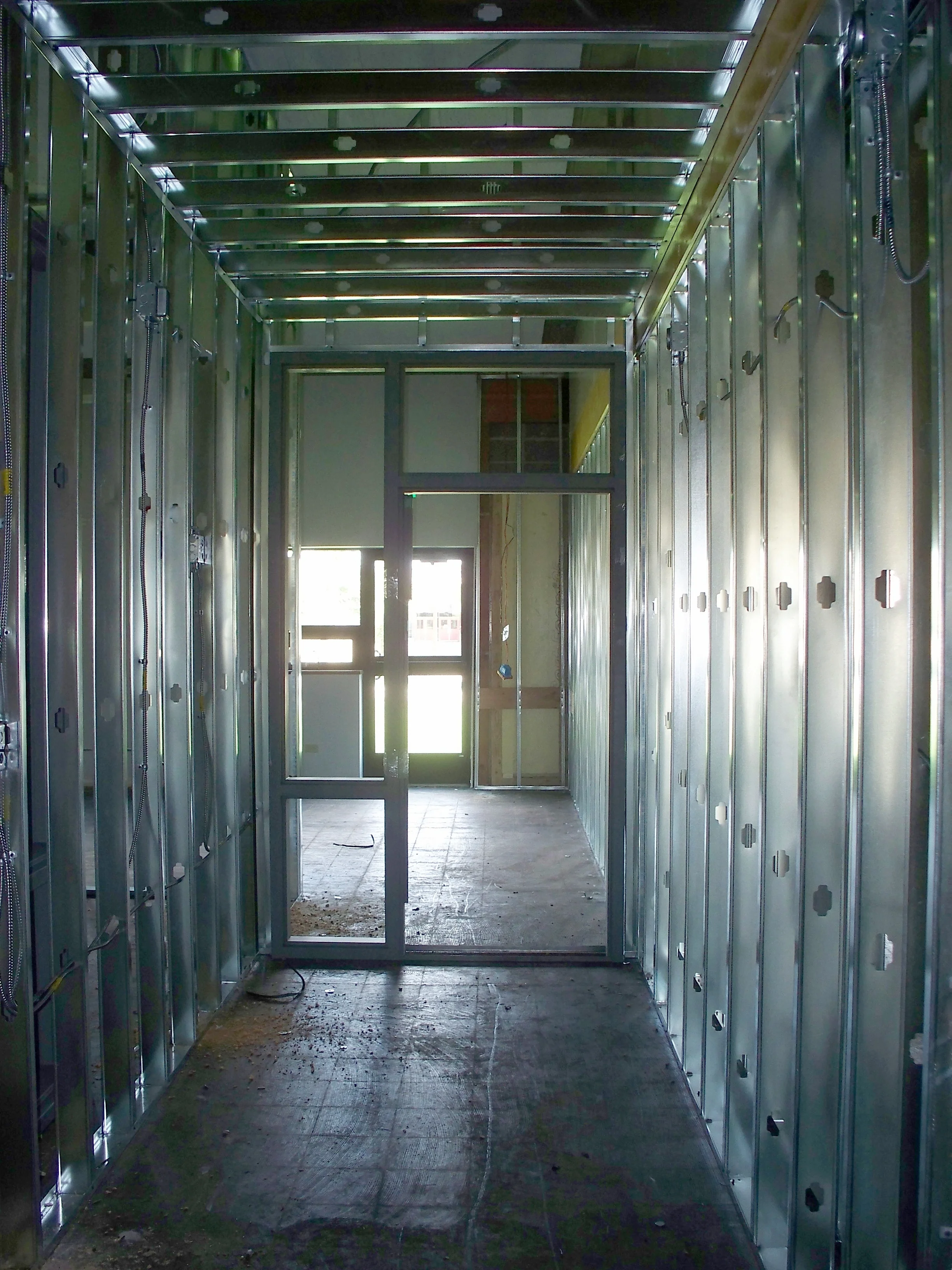 Work Continues in the Education Center