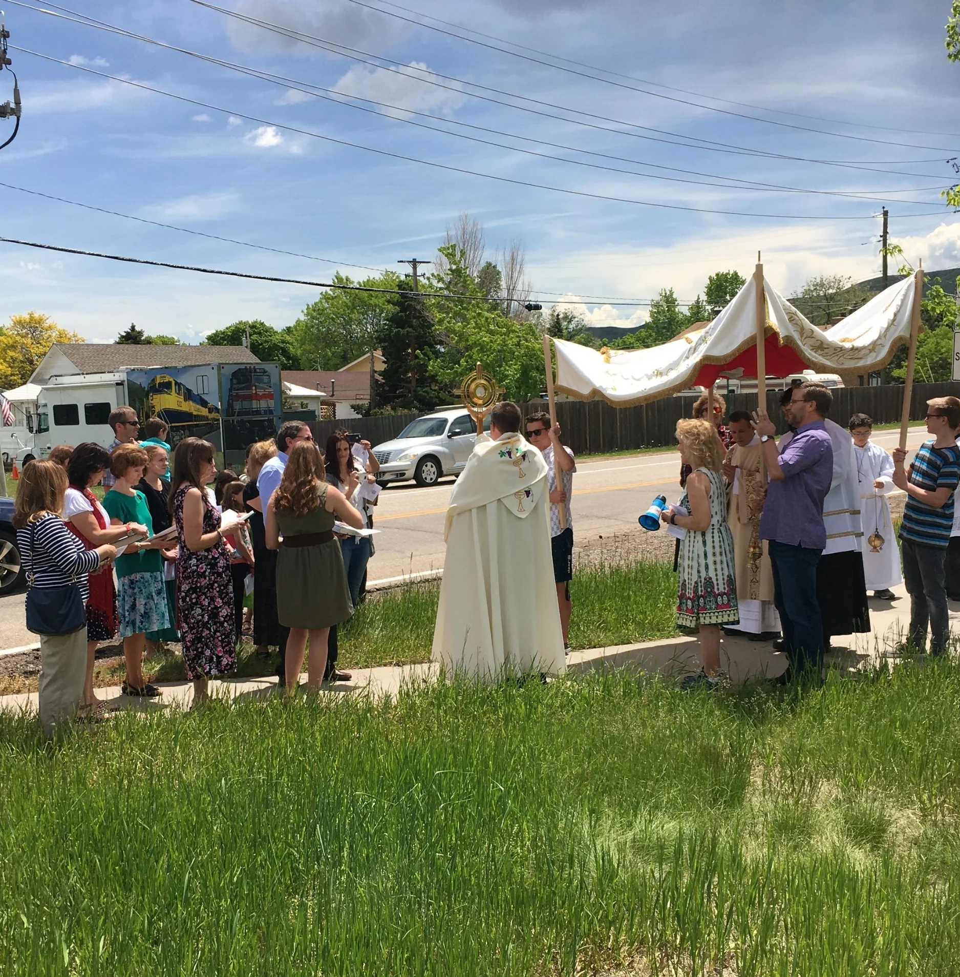 Eucharistic Procession with The Saints