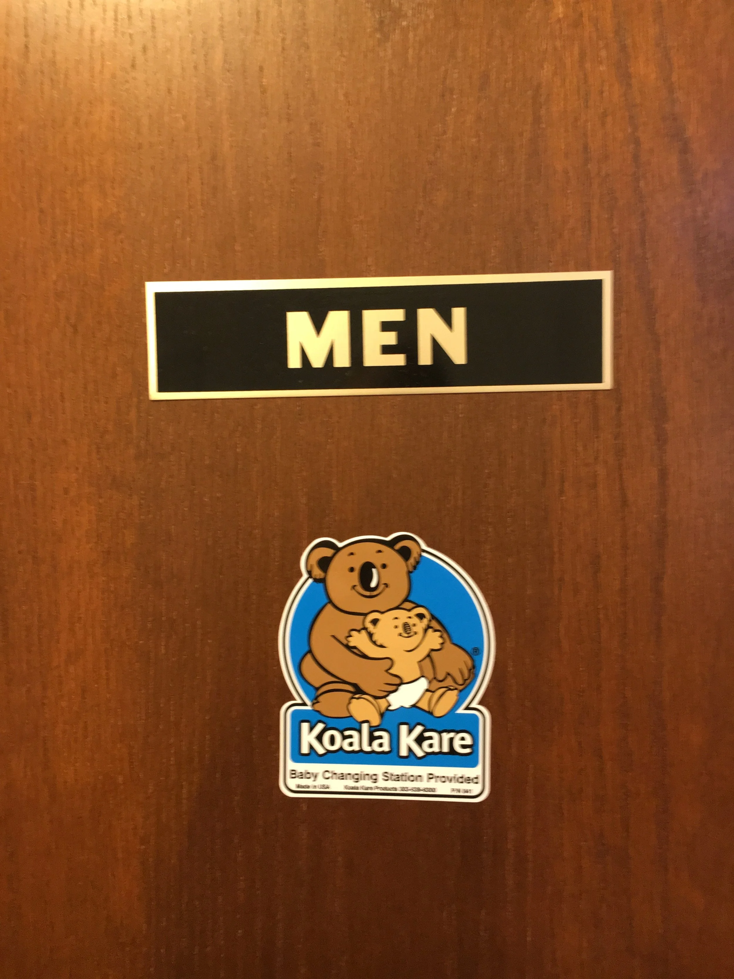 Changing Table in the Men's Room