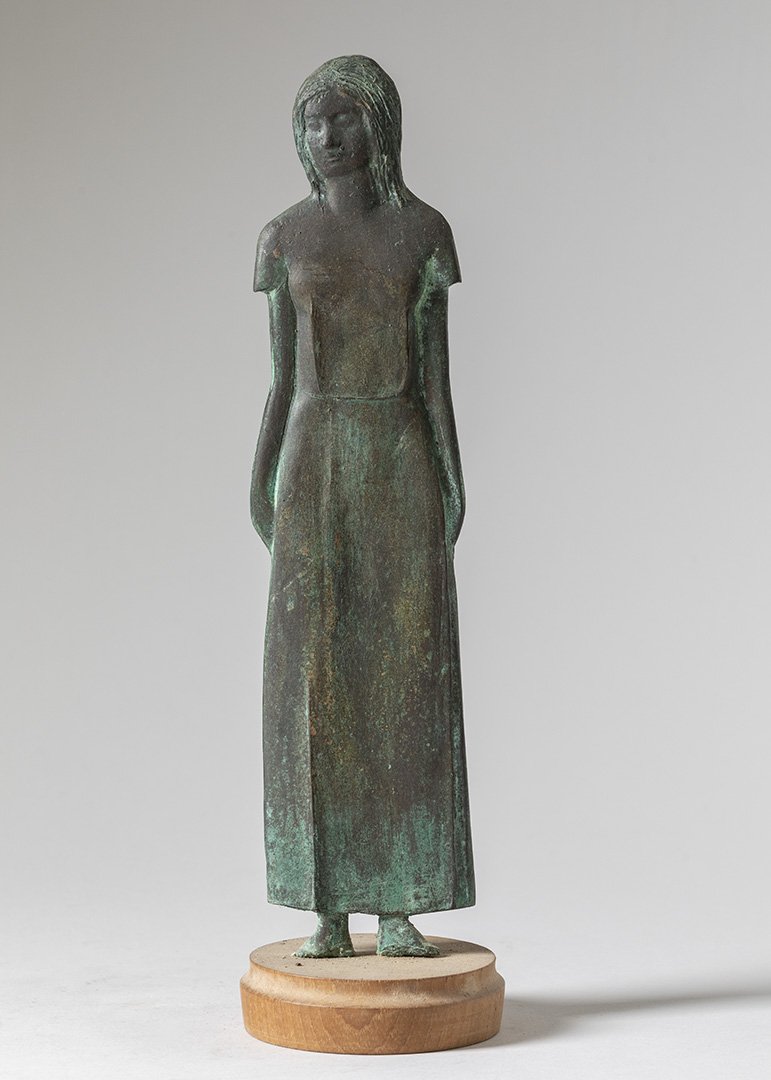  Biface, bronze, H. 26cm 