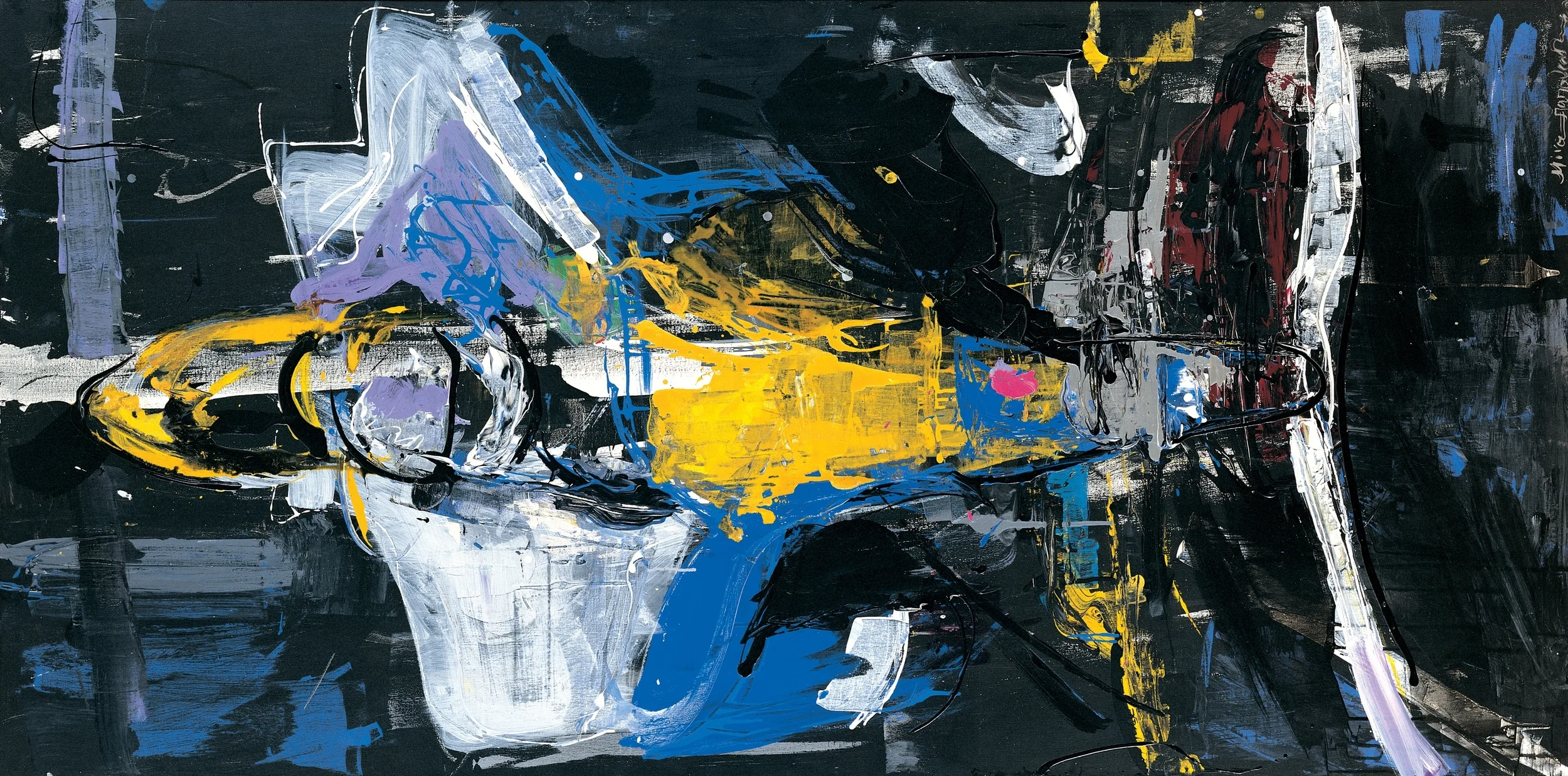 Mina Papatheodorou Valyraki F1 Yellow with Black painting