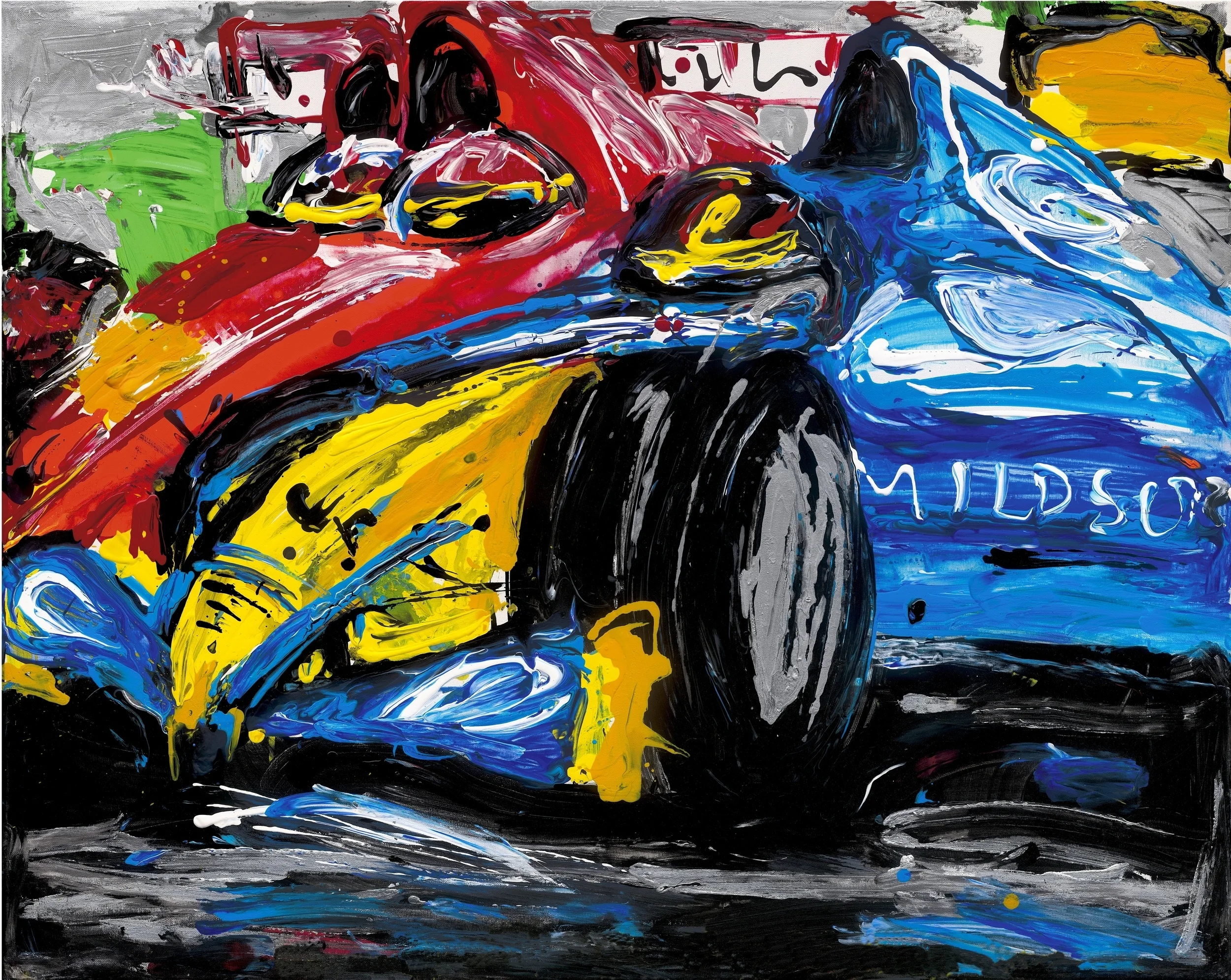Copy of Mina Papatheodorou Valyraki F1 Double Aluminum painting