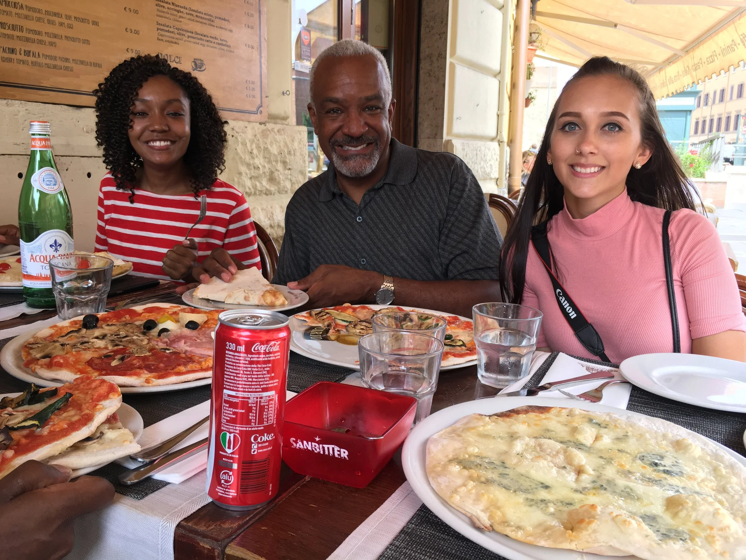 Brittany, her dad, Cory, and I.