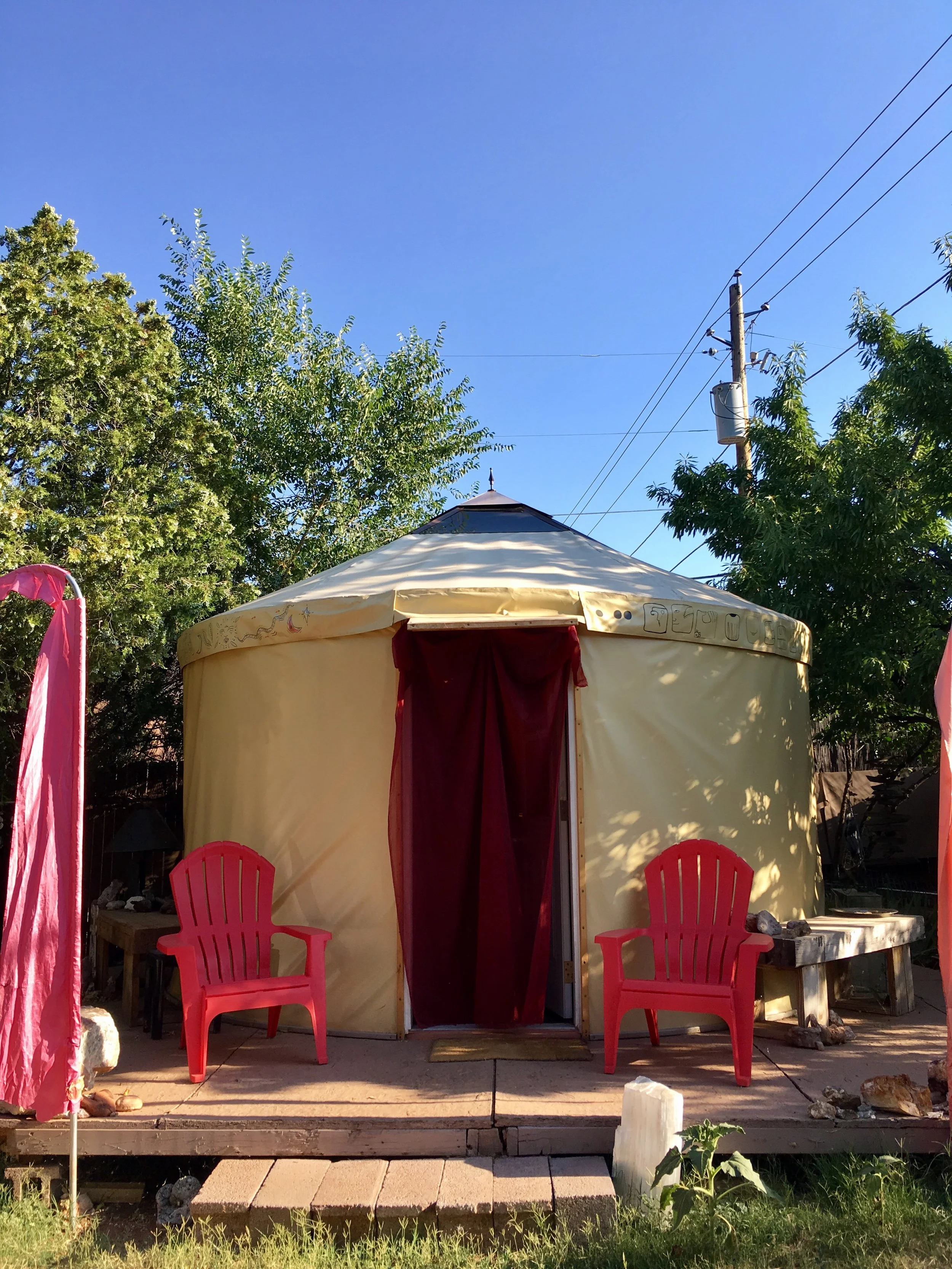 Airbnb in Sedona ~ The Yurt.