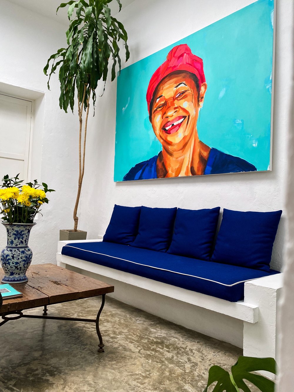 Airbnb Colombia with Artwork