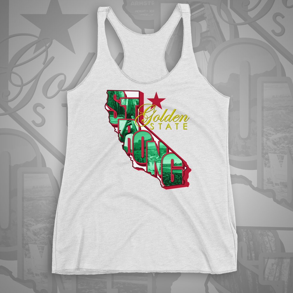 California Strong Racerback Tank by @DG_Nacho