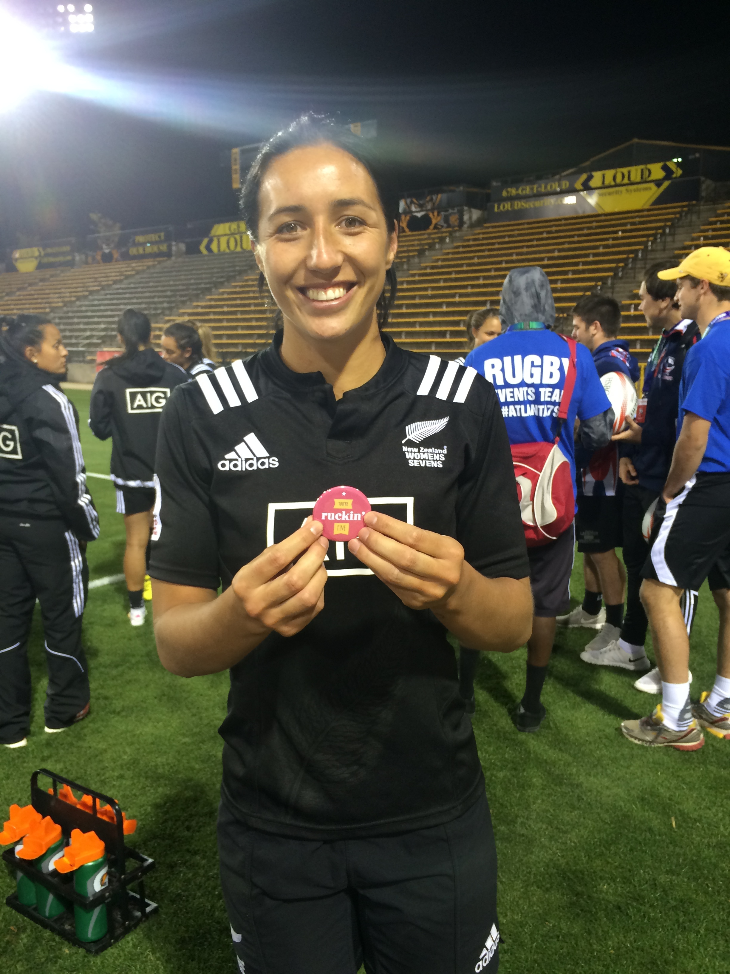 Silver Medal-winning captain of New Zealand, Sarah Goss