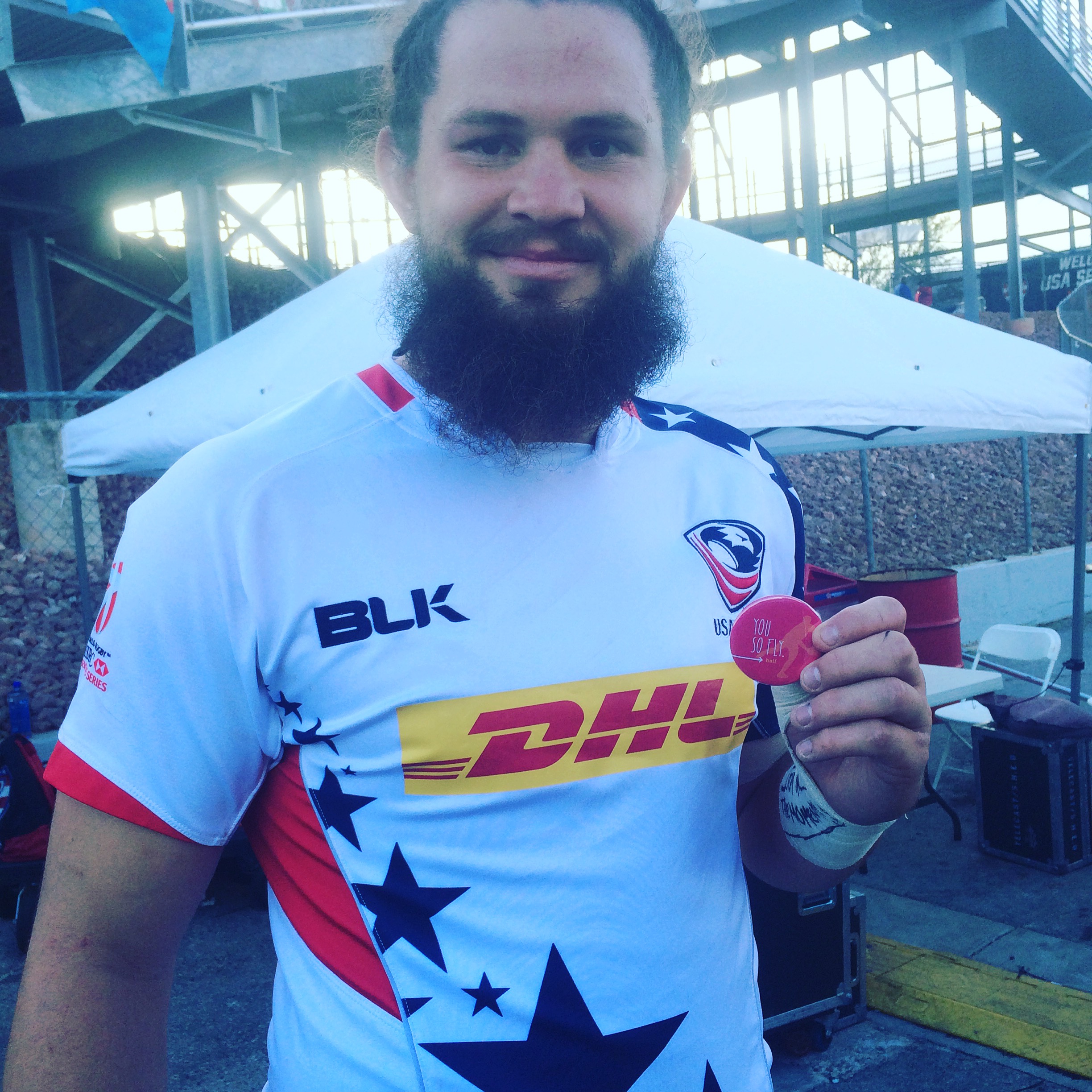 USA Men's Eagle, the hard-charging Danny Barrett