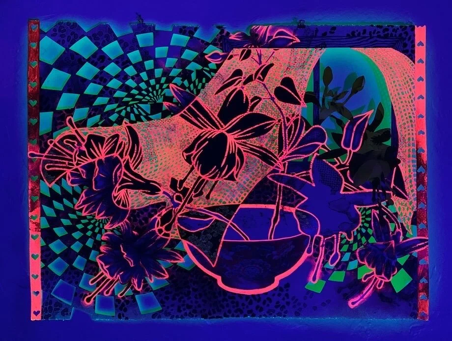 Freakebana in a Qing Dynasty Bowl (nite mode)