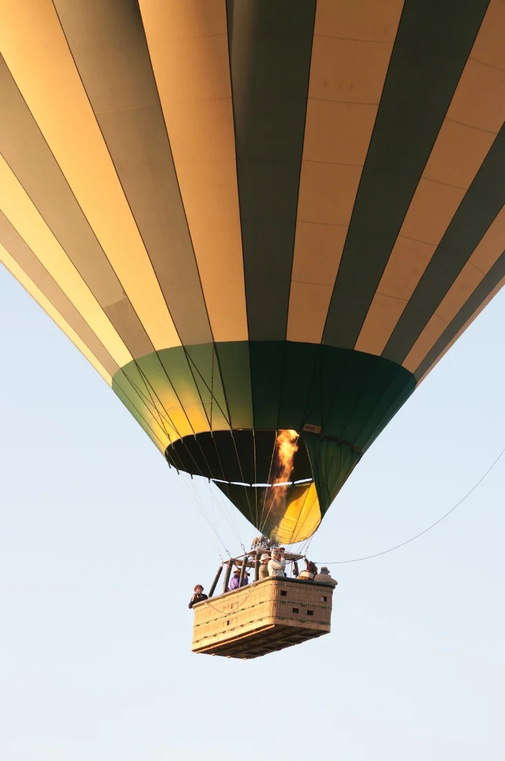 Ballonning over the Sewrengeti