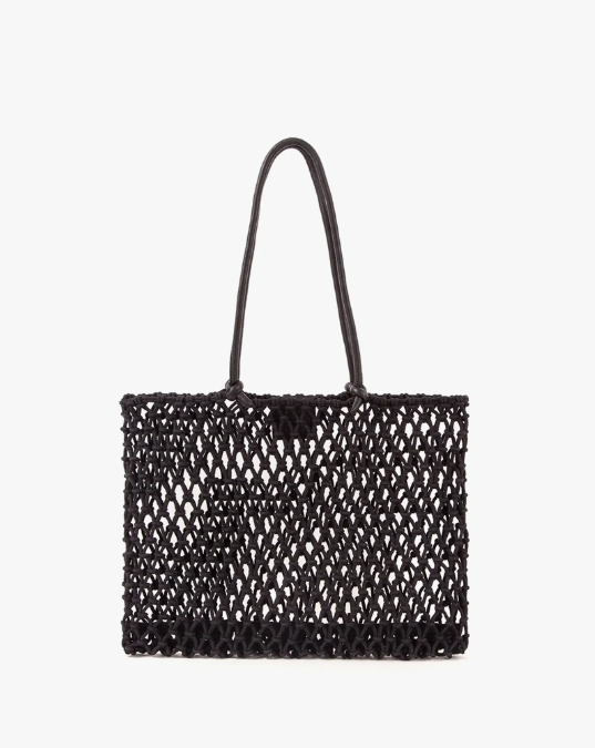 Clare V: Poche: Black Quilted Nappa Leather — ALCHEMY MARIN