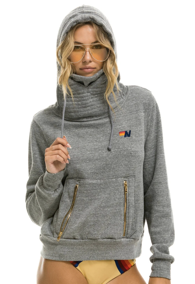 Aviator Nation: Ninja Pullover Hoodie GREY — ALCHEMY MARIN