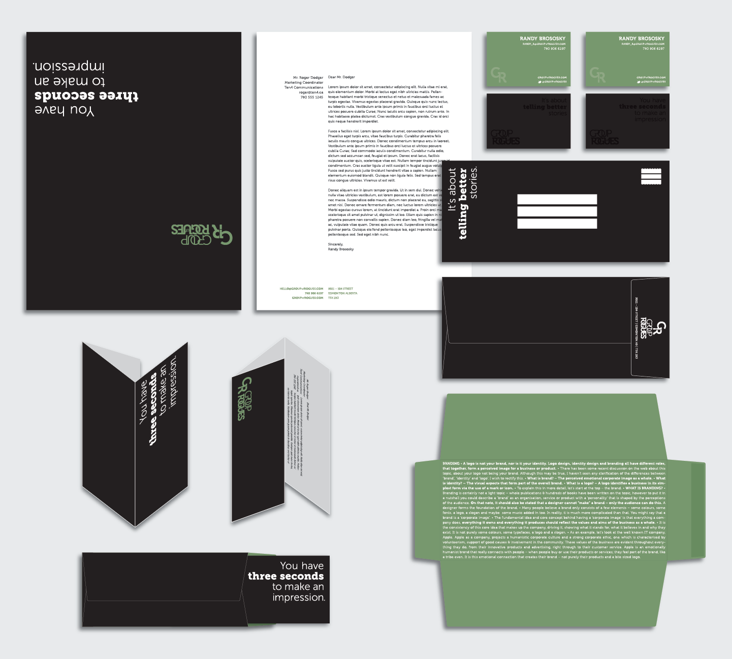 GROUP OF ROGUES IDENTITY PRINT MATERIAL