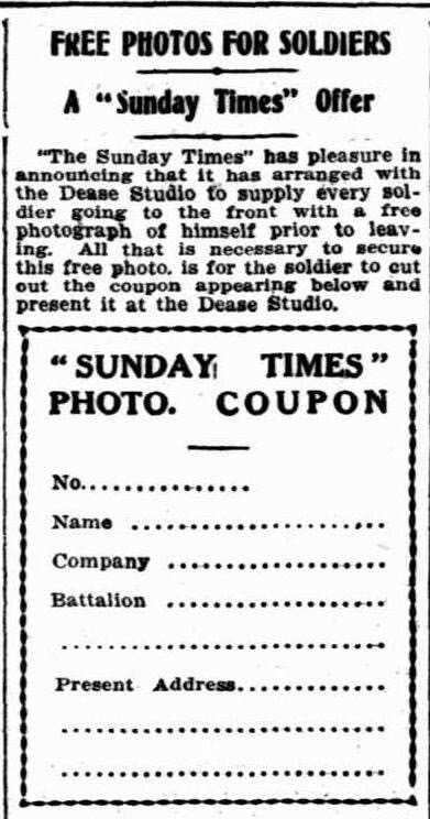 The Sunday Times ~ 27 June 1915 (pge 9.) 