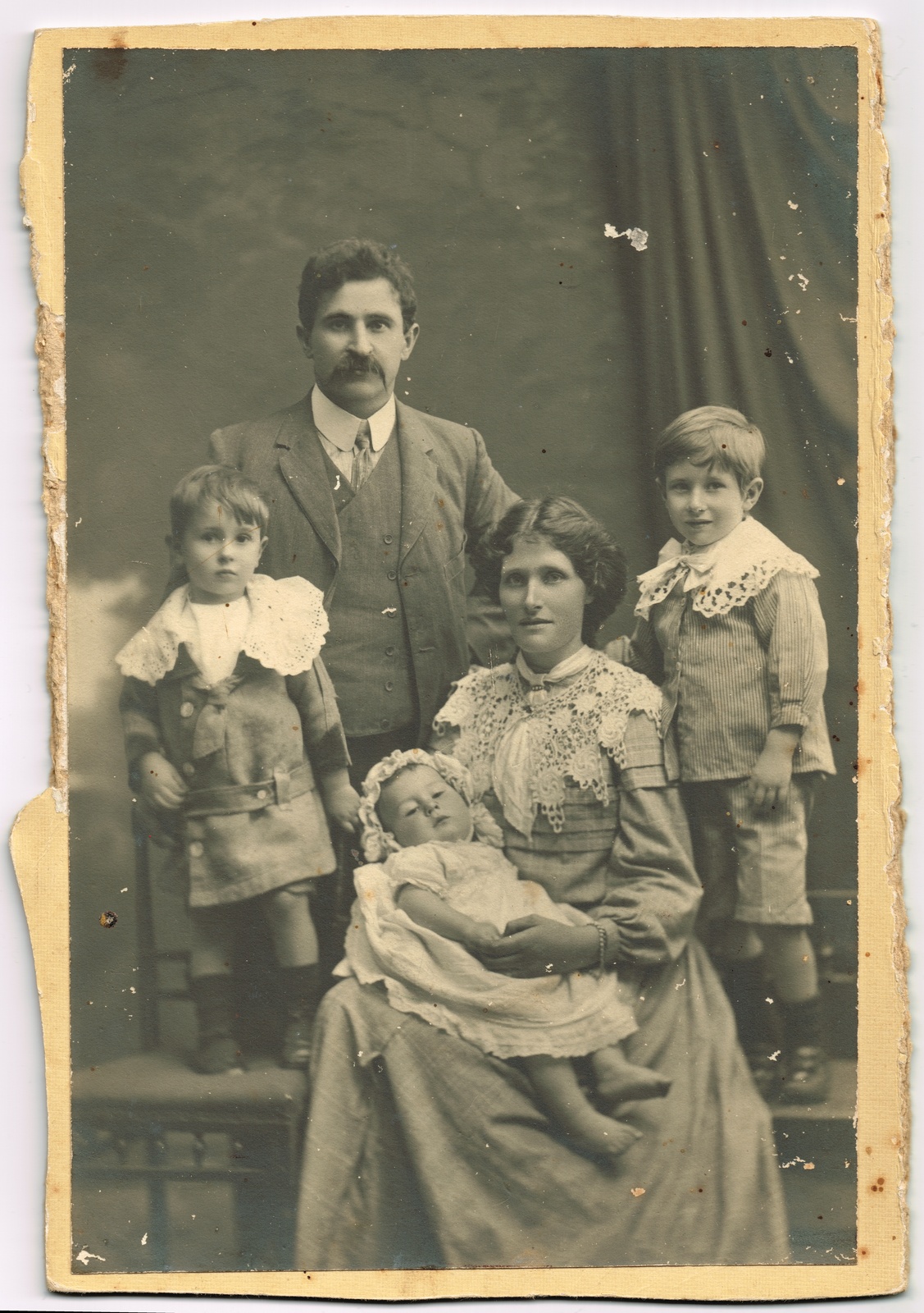 Denis Dease and his family