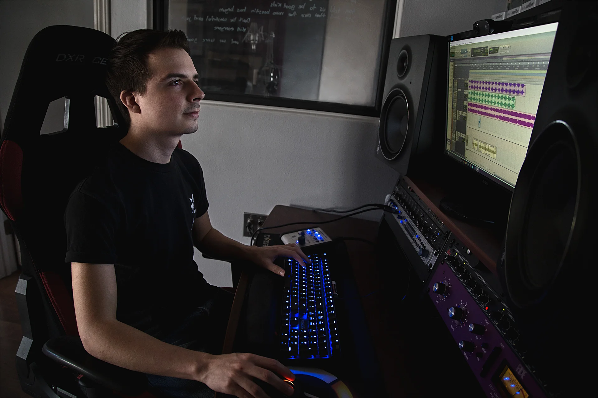 Tony Aleman left his undeniable imprint on Norco Music history, not only because he was featured on the first album, Take Me There , but because he holds mixing and mastering credits for Falling Awake, NM's second release which made its way to the Grammy nomination ballot. In addition, Tony was the first student to ever receive the "Best In Class" award from his instructor, Brady Kerr, in Pro Tools. Tony's keen ear, attention to detail, and boundless creativity have furthered his career; he has become a YouTube sensation with his very popular channel, Instalok, which contains music videos for the video game League Of Legends . Instalok (which includes former NM students, Chris Aguirre and Patrick Boyle) has 1.3 million subscribers, and millions-upon-millions of video views.