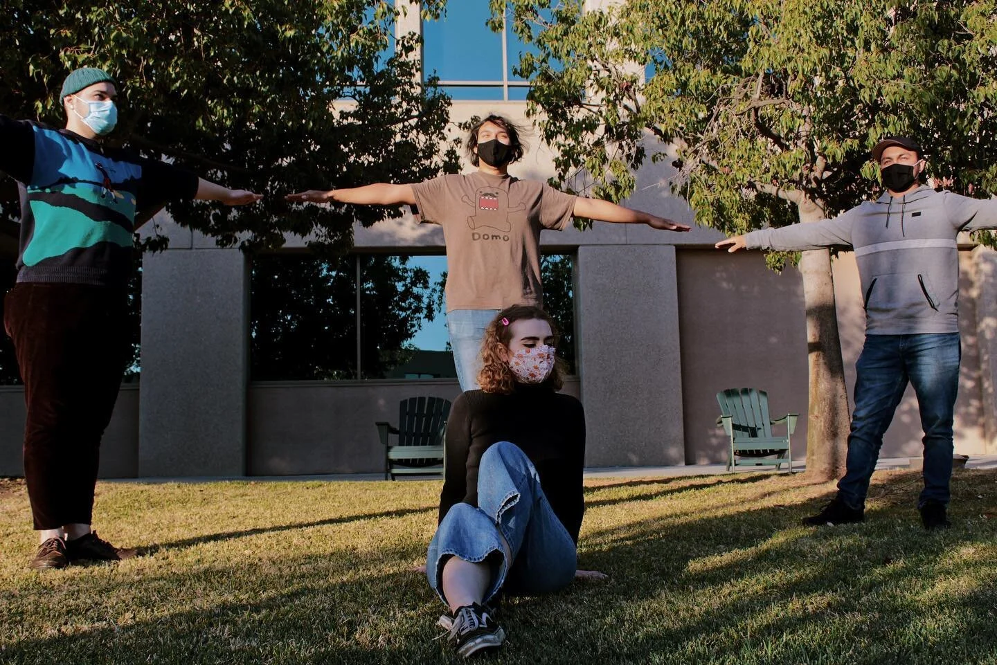 “Northern Lights” recording session #nomucrew in the #recordingstudio at #collegeduringcovid 📷 @isaiah_villar