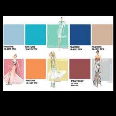 Pantone used in fashion color