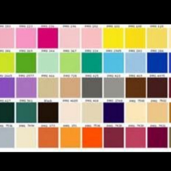 A pantone sample guide