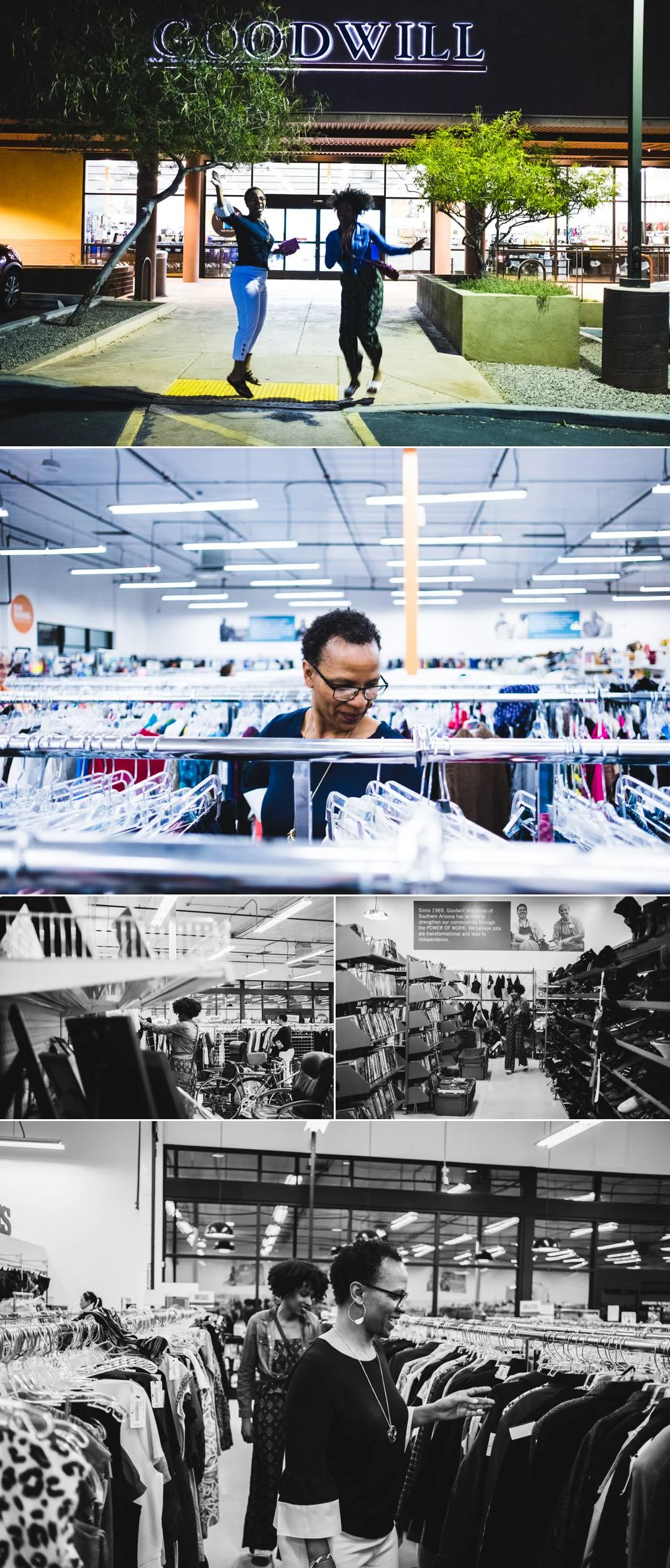 According to Kendra, their Goodwill visits are a must when traveling and when visiting each other.