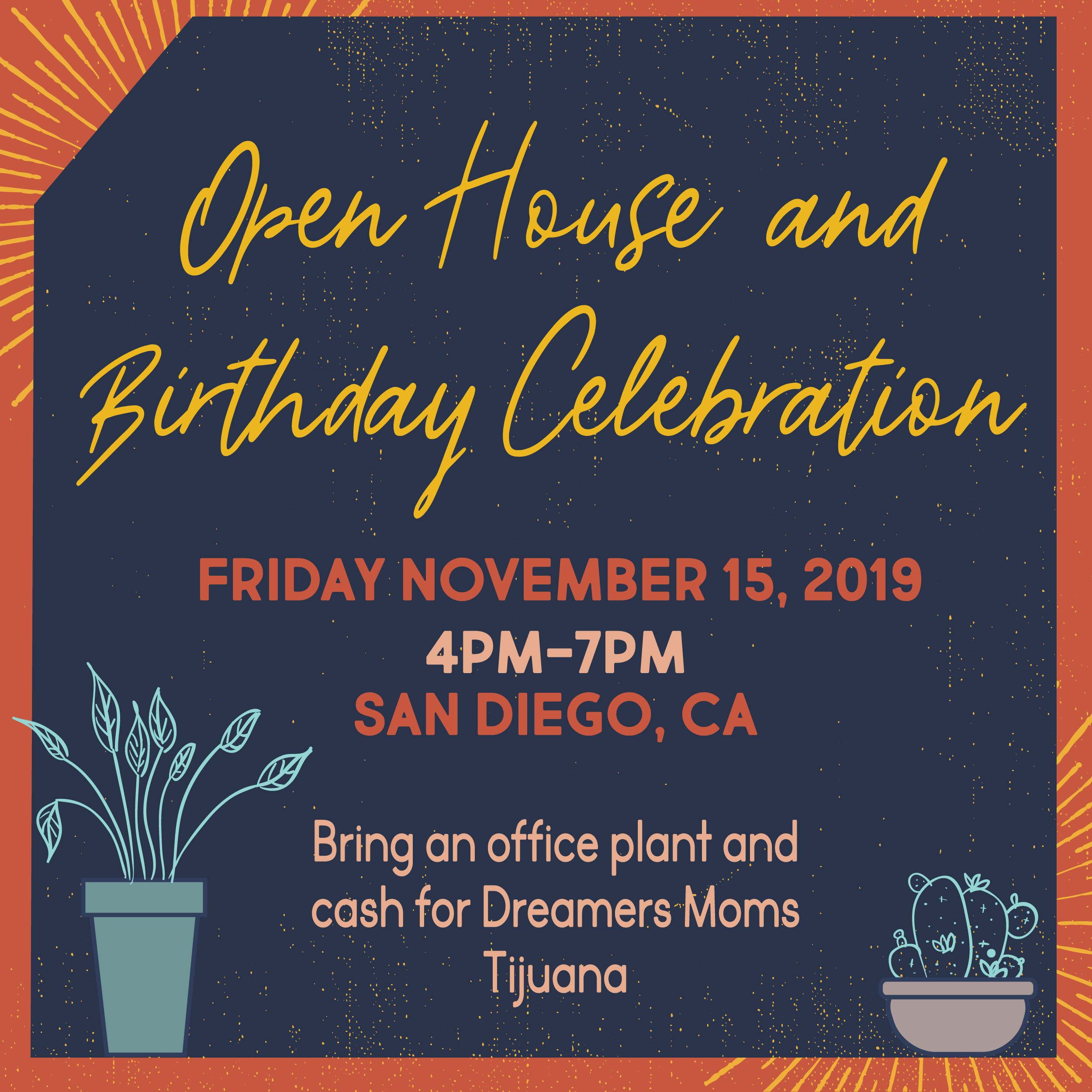 Open House &amp; Birthday Celebration
