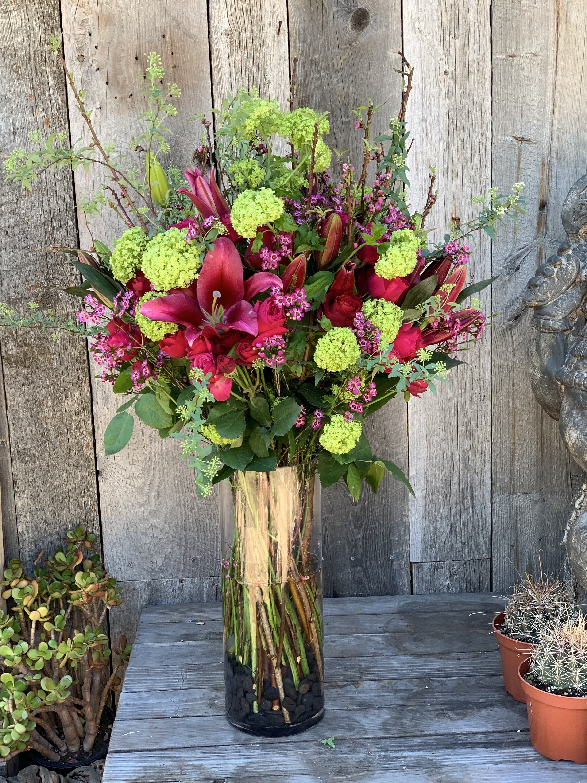 17. Tall Spring Arrangement with Sumatra Lilies (Copy)