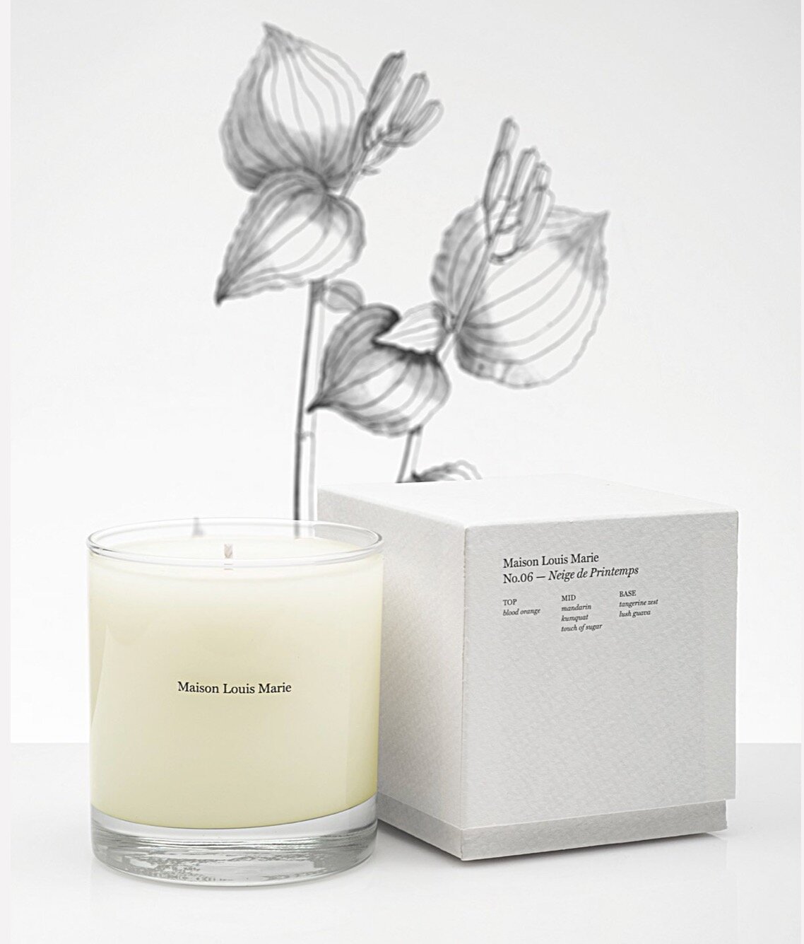 Maison Louis Marie NO.06 NEIGE DE PRINTEMPS - CANDLE
