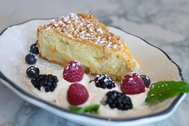 pine nut berry pie