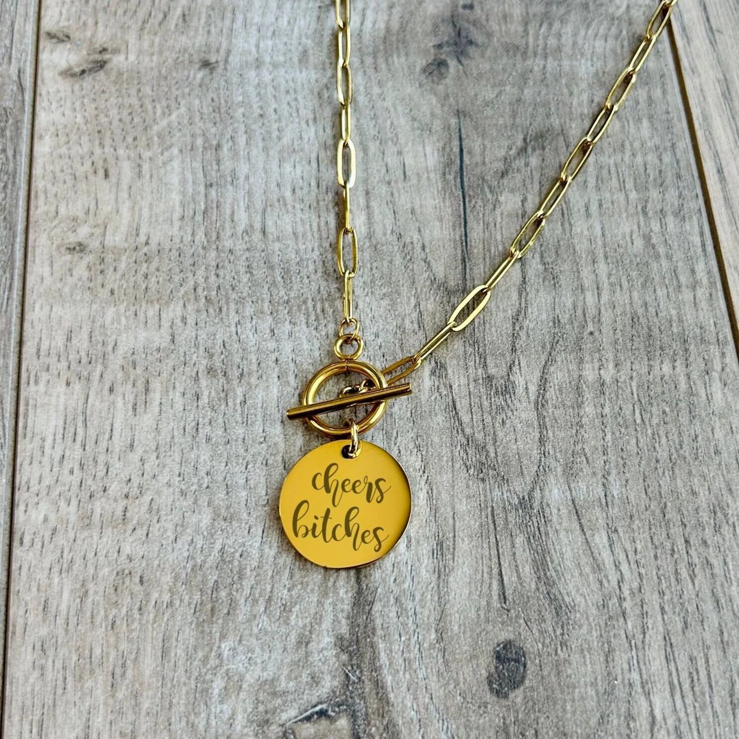 SUPER Sassy Paperclip Toggle Necklace