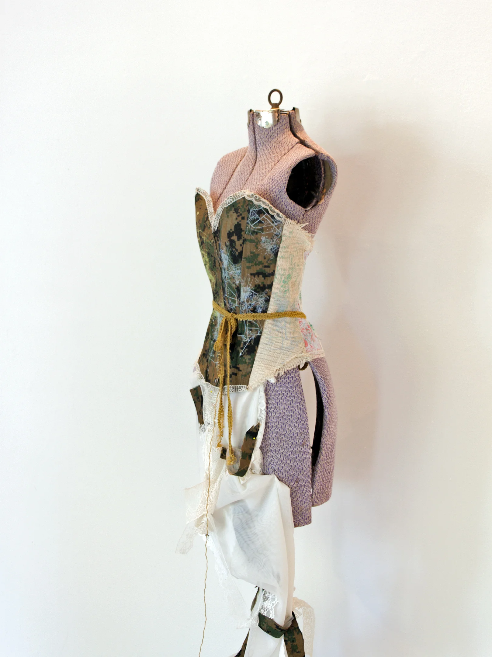 Foundation on Dress Form - Detail