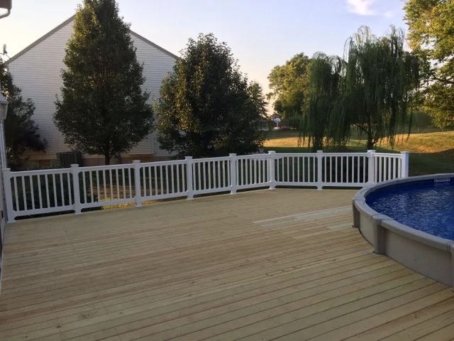 Above Ground Pool Deck