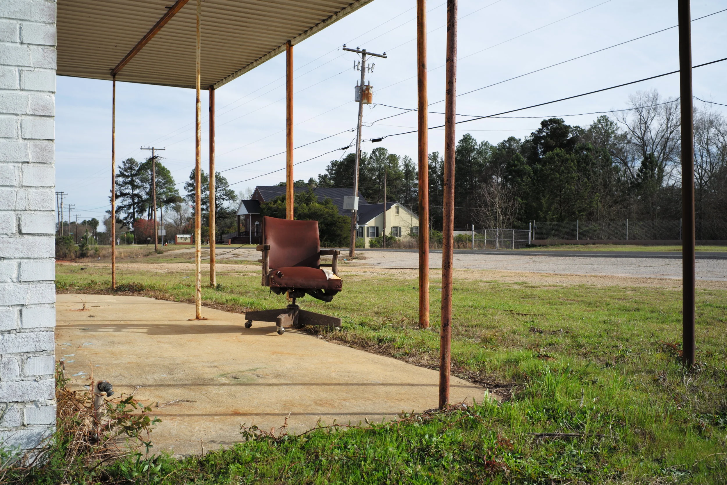 "Taking the Office Outside, Johnston, SC", part of "Taking Pictures: 2017" at Black Box Gallery, Portland, OR