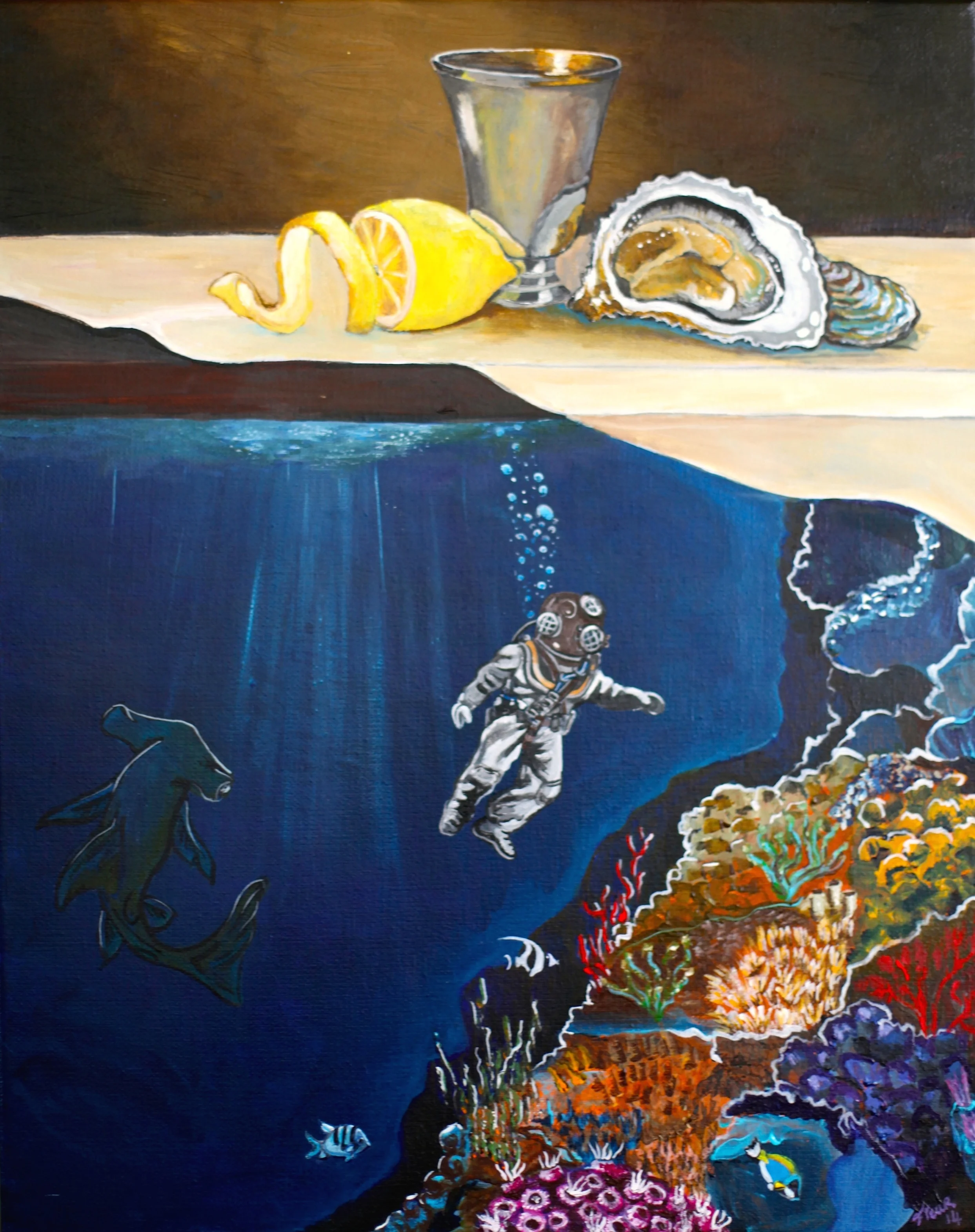 "Harvest" Acrylic on canvas