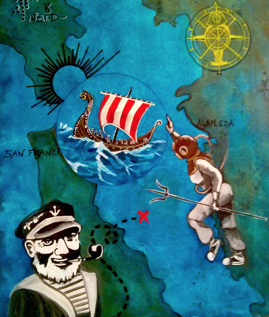 "Discovering California" Acrylic on Canvas.