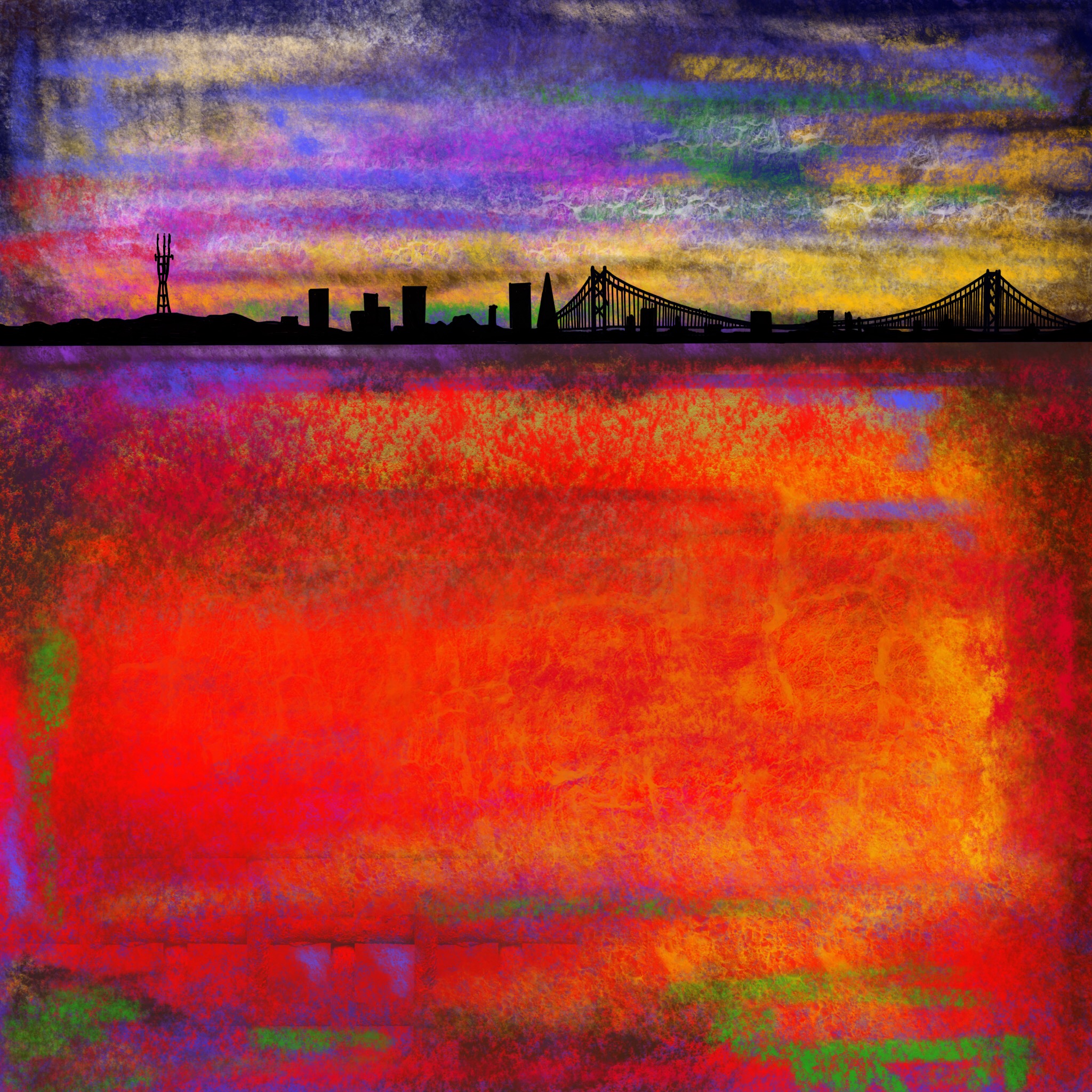 "San Francisco" Digital painting.