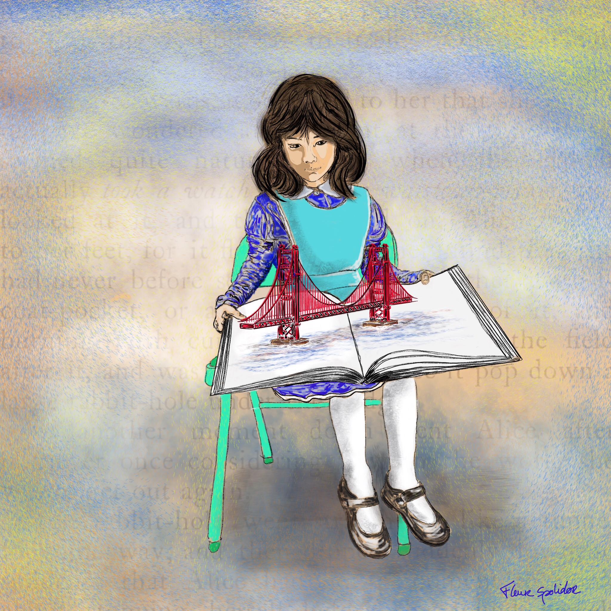 "Daydreaming" Digital Painting