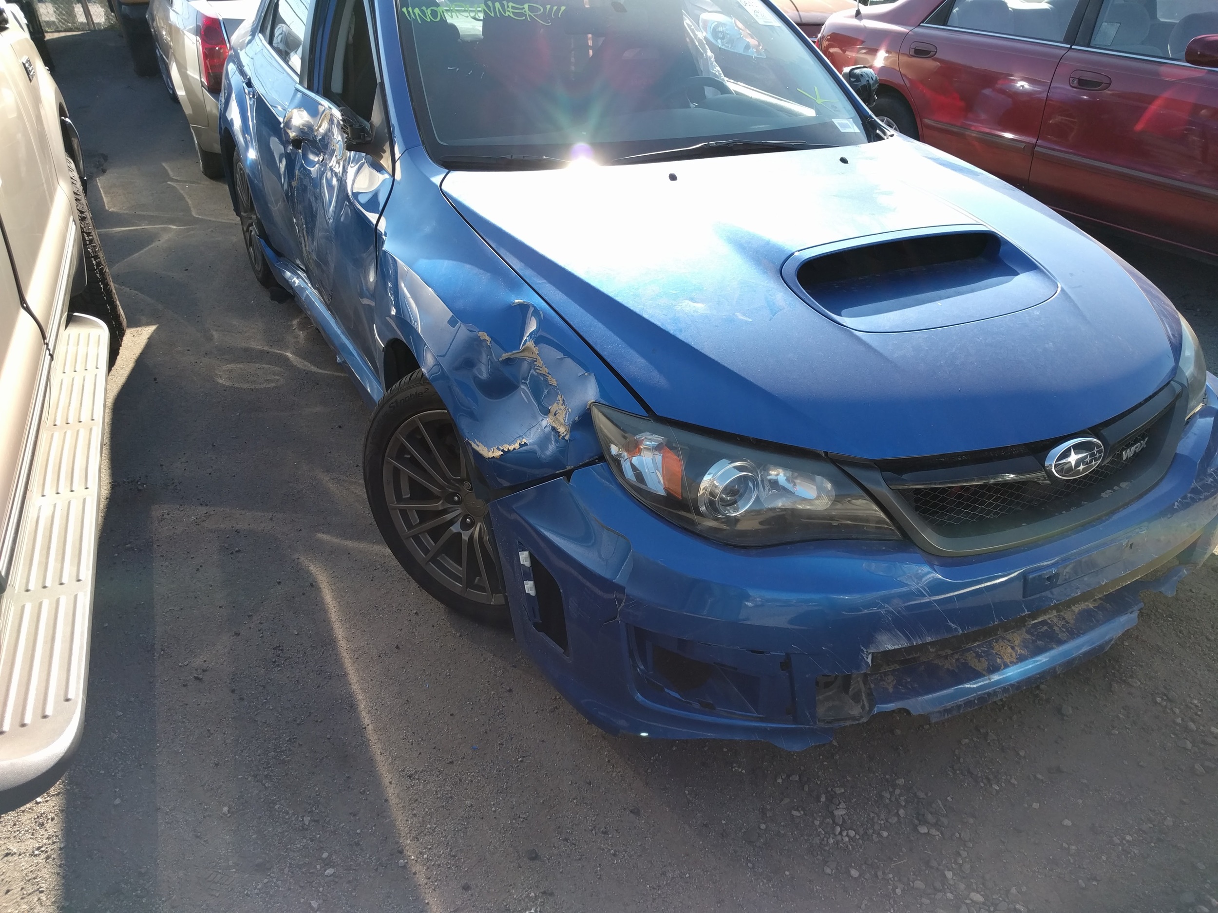 2013 Subaru WRX (non-running, multiple collision damage)