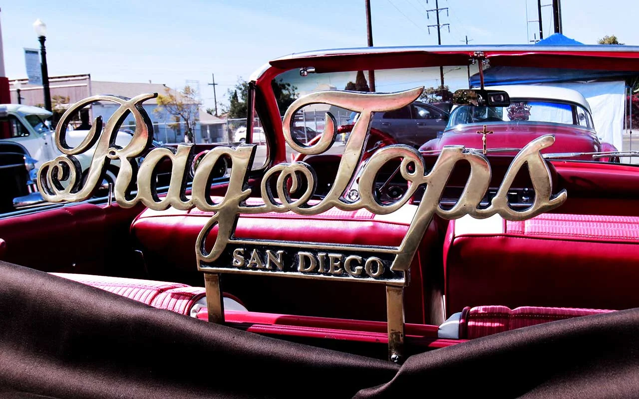 RagTops car club was Founded by Raul Rodriguez and President. in April 1983 .It is a unique car club consisting of Convertible cars only. Head quartered in San Diego Ca.