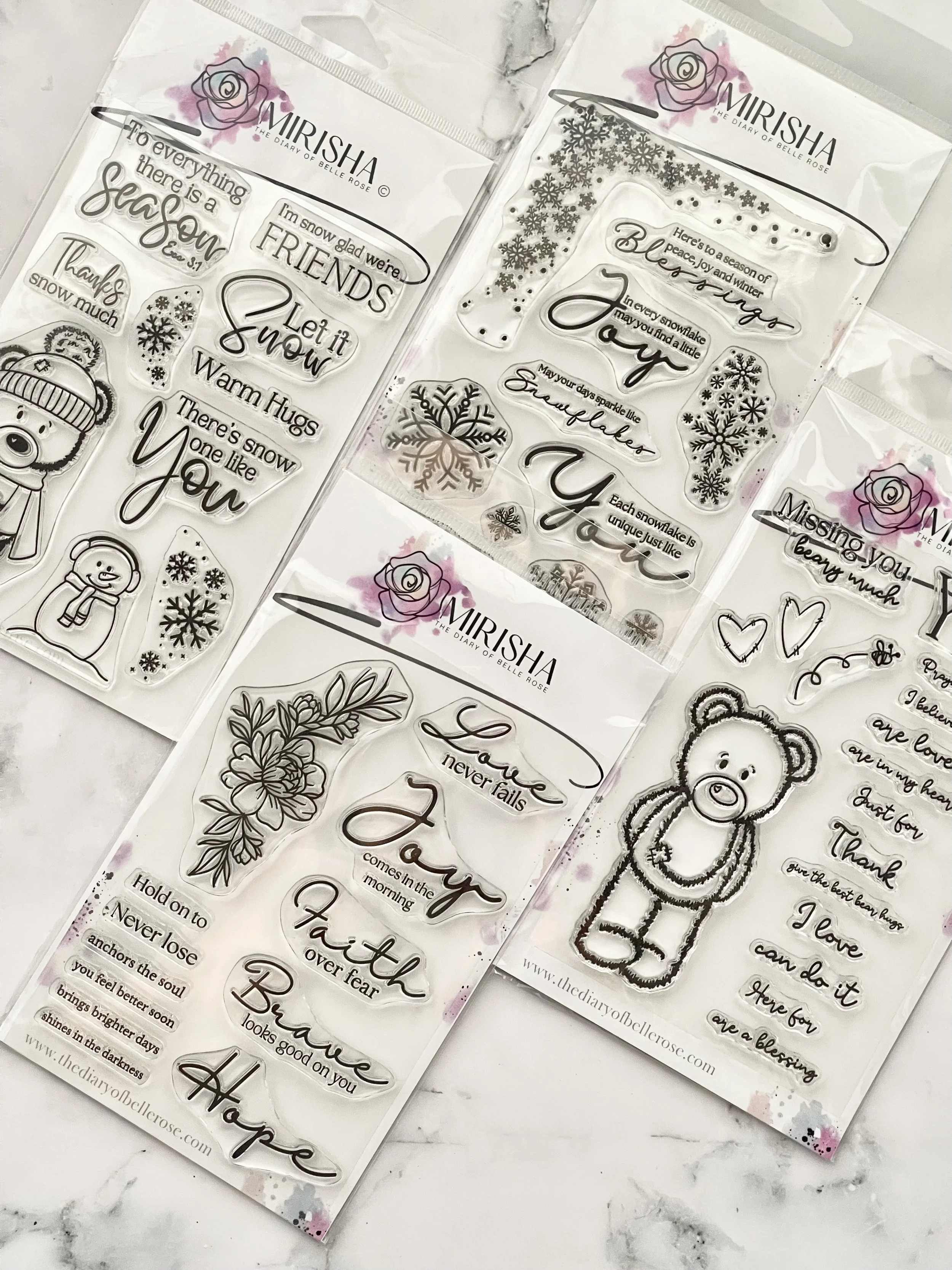 Winter Wishes Collection – 3 Stamp Set Bundle