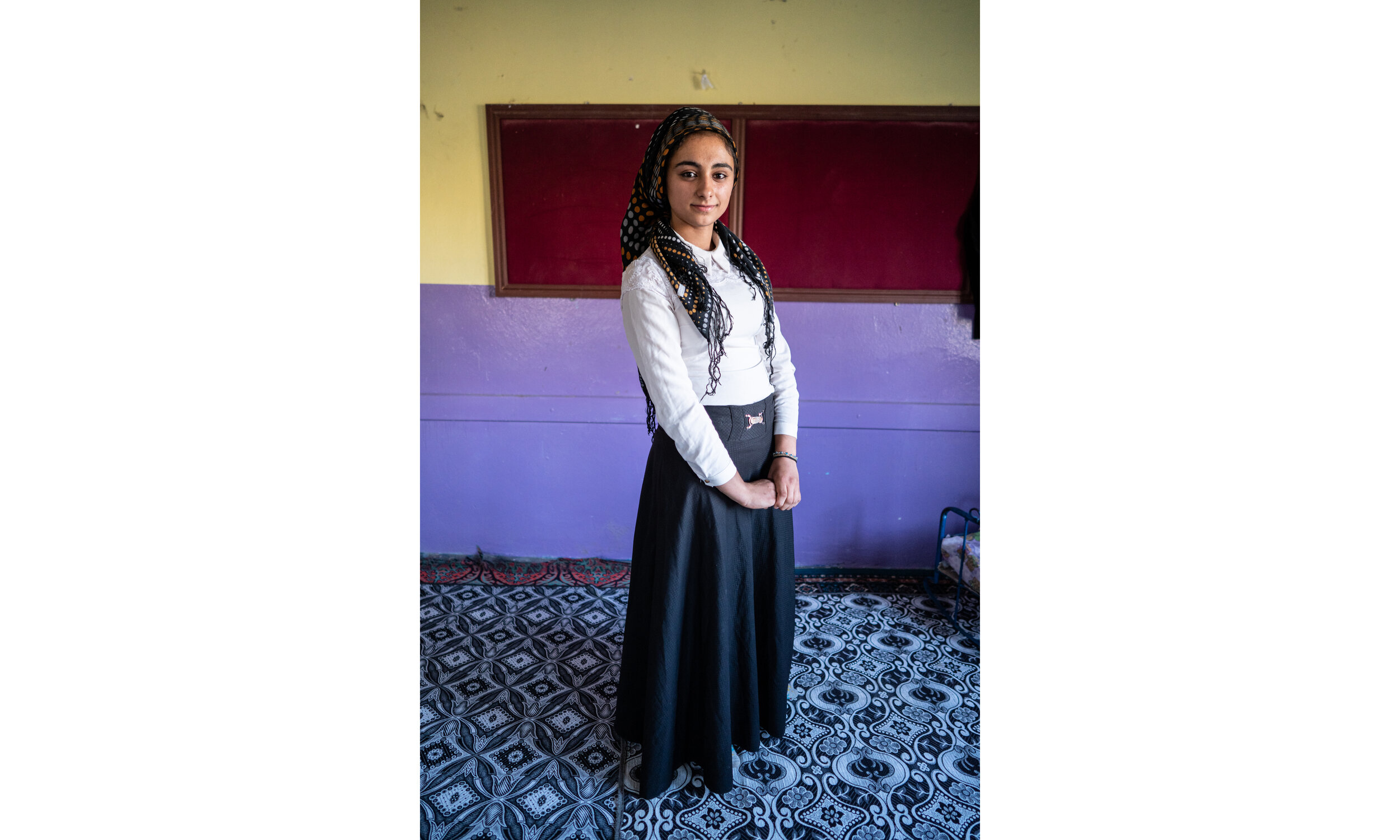 Kurdish primary school teacher in a small village outside of Hasankeyf