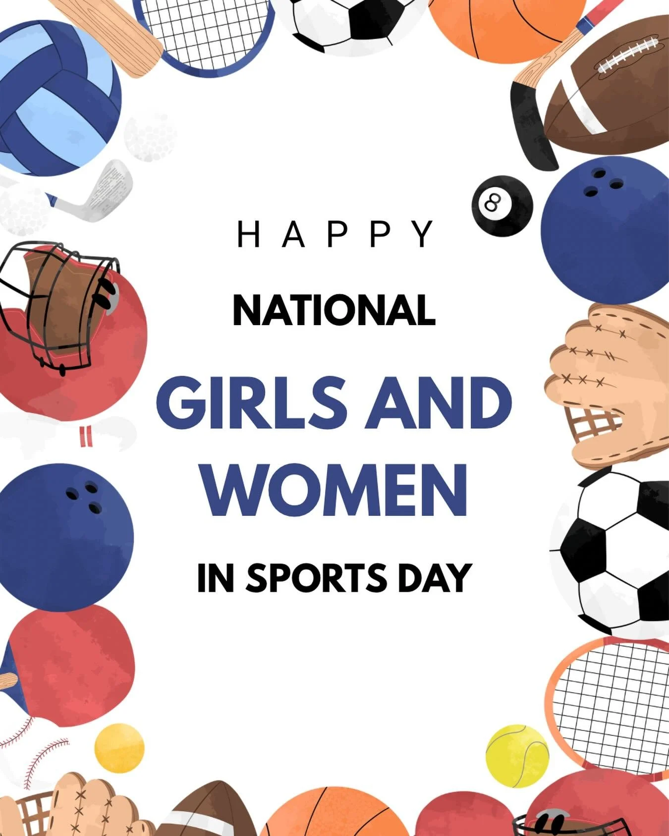 To all of our women, happy National Girls and Women in Sports Day!! Show us in the comments how you are celebrating!! 🤍