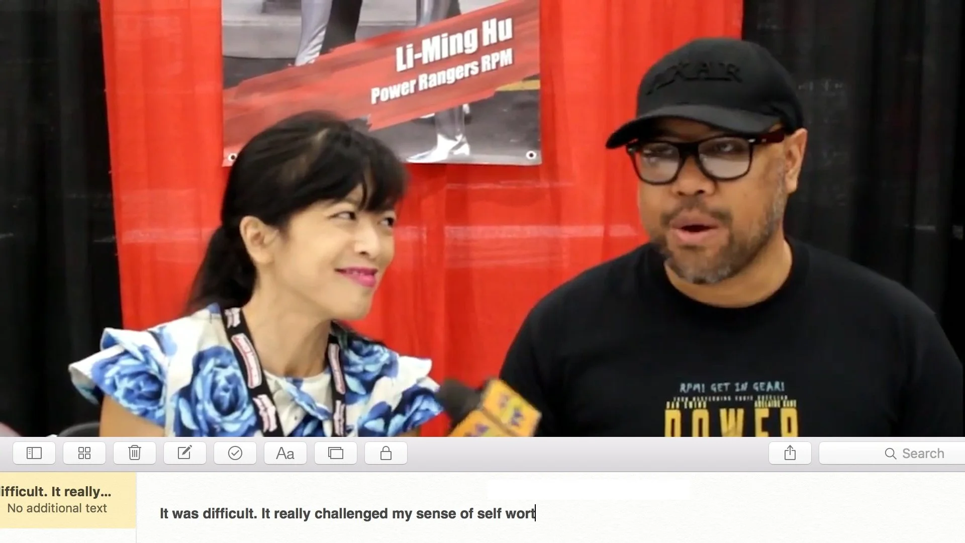  Interview at Power Morphicon convention, Pasadena, CA for ‘That Hashtag Show’. 