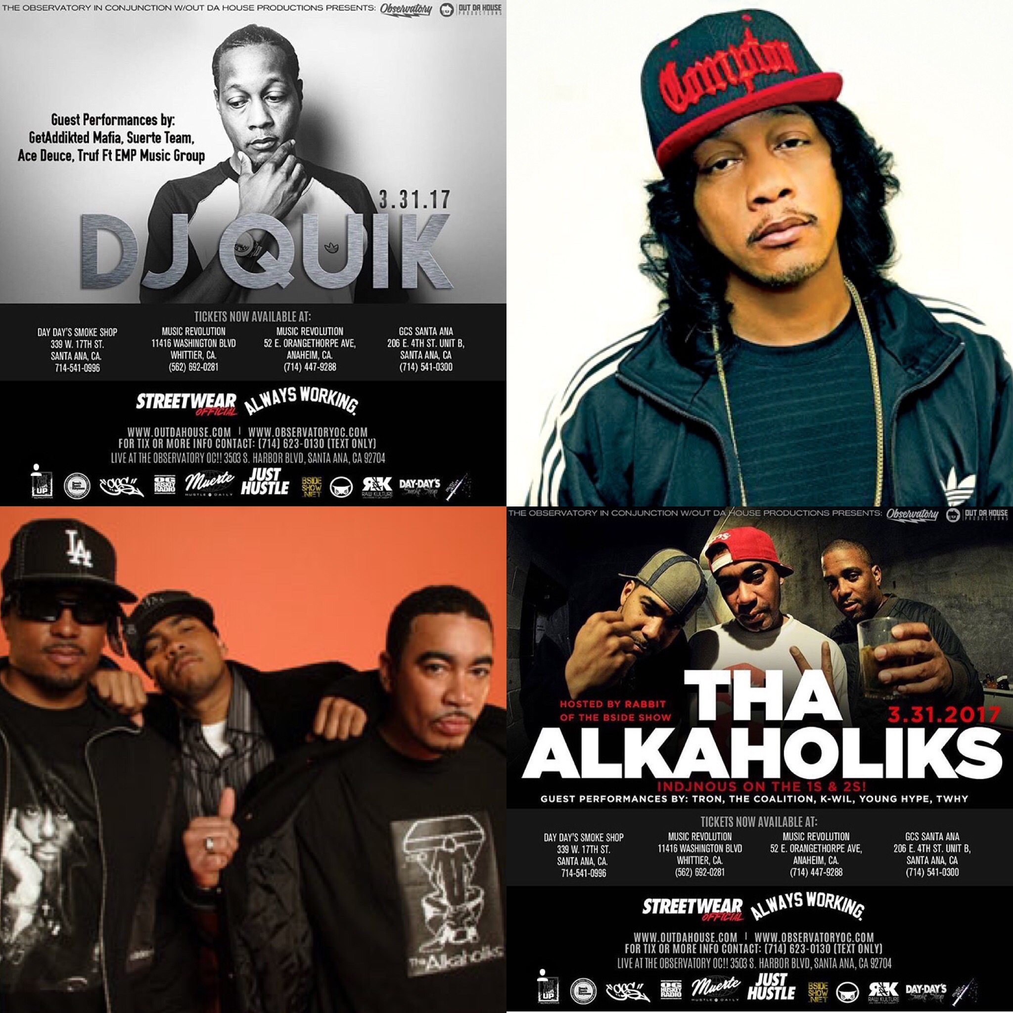 DJ Quik x Tha Liks x K-Wil w/ The Golden West