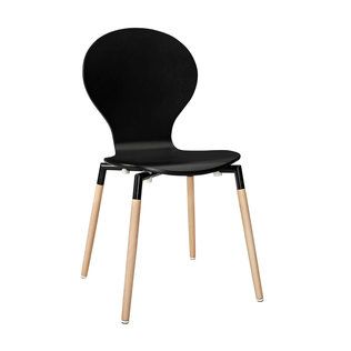 Black Peg-Leg Chair