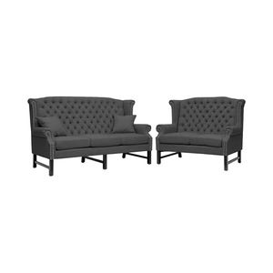 Kingsbury Linen Sofa Set
