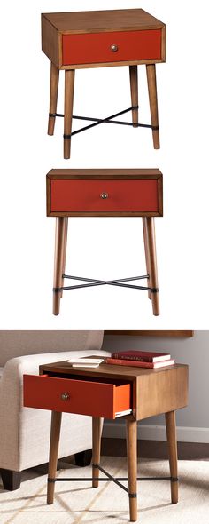 Retro Futuristic Accent Table