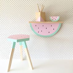 Melon Stool & Shelf