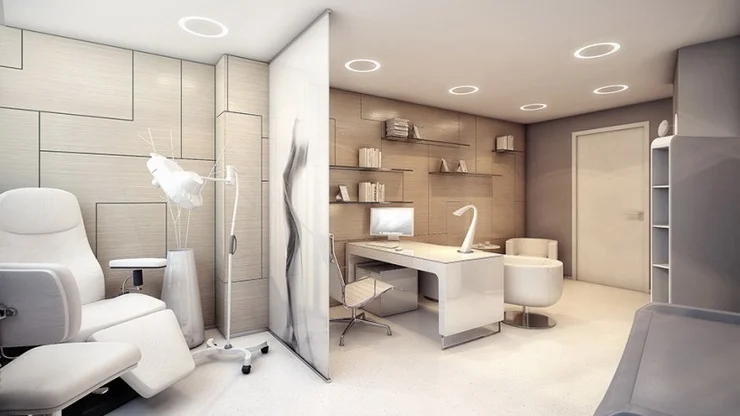 Interior design for physiotherapy clinic - Builders Villa