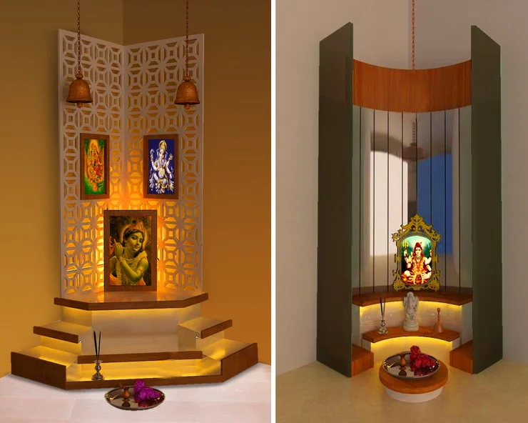 5 Divine Pooja Room Designs For Small Homes! — Hipcouch Complete